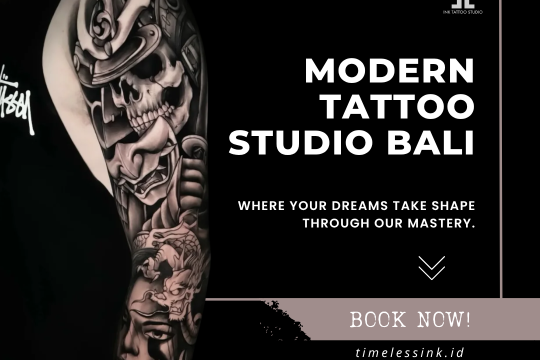 Modern Tattoo Studio Bali with Premium Quality Results